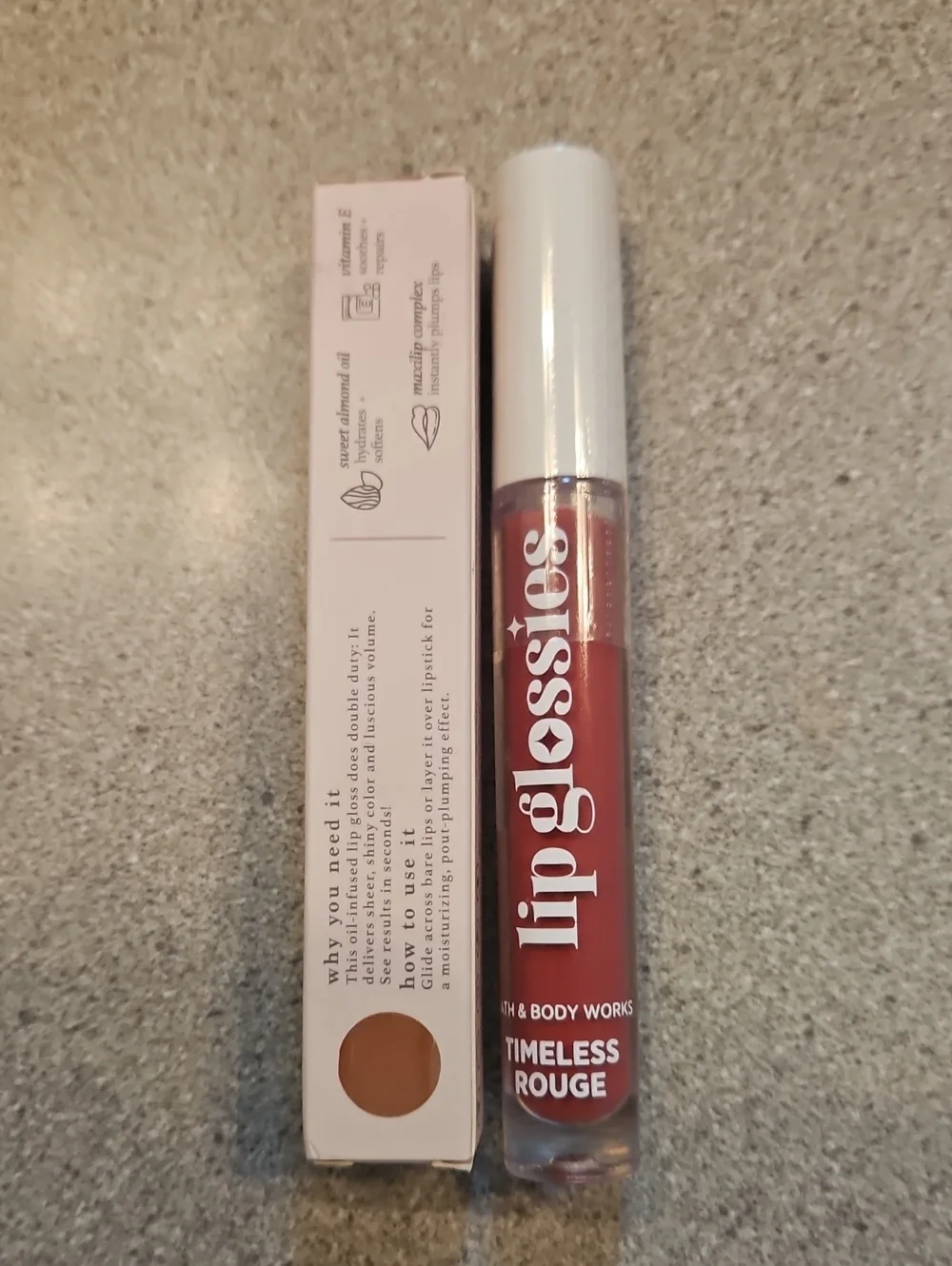 Bath & Body Works Lip Gloss — Timeless Rouge (Red)